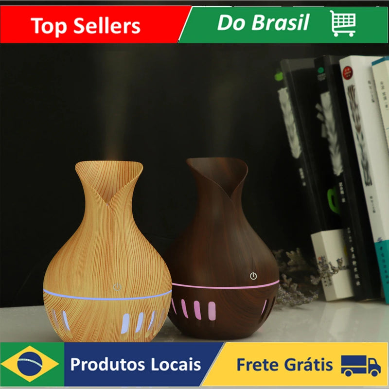 Difusor Aromatizador de Ar Ultrassônico com LED