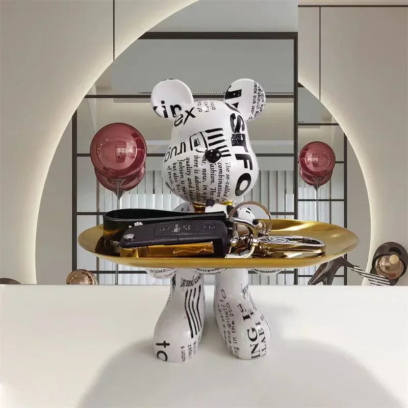 Porta objetos Moderno de Urso em Resina