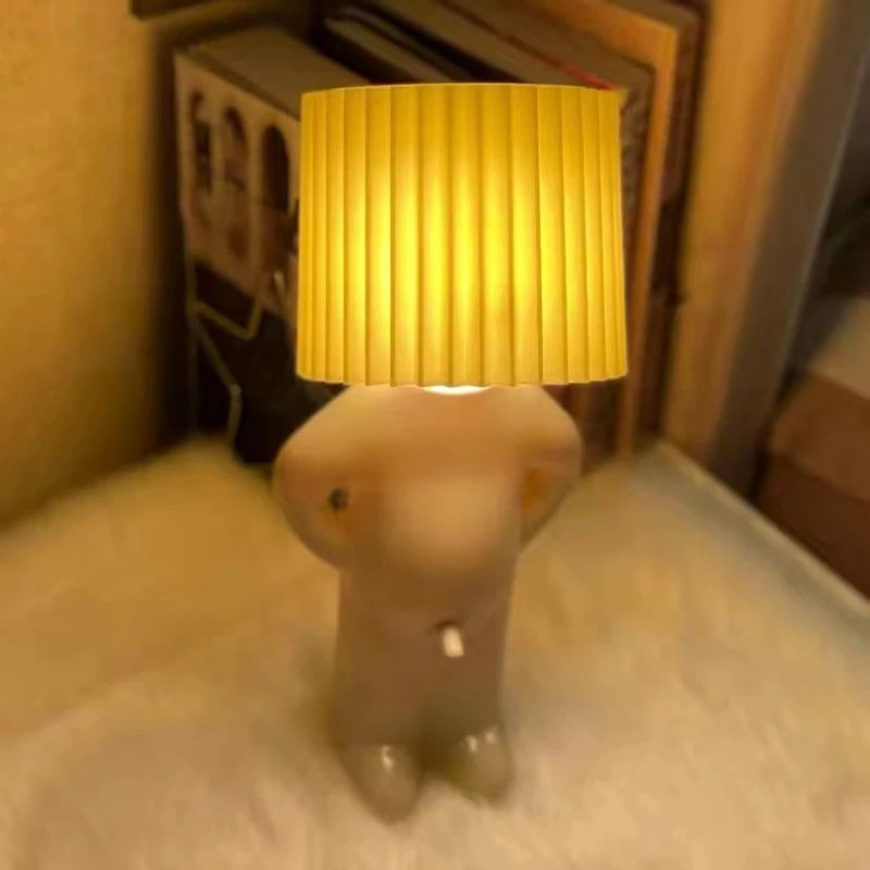 Luminária de mesa criativa Claeted Naughty Boy