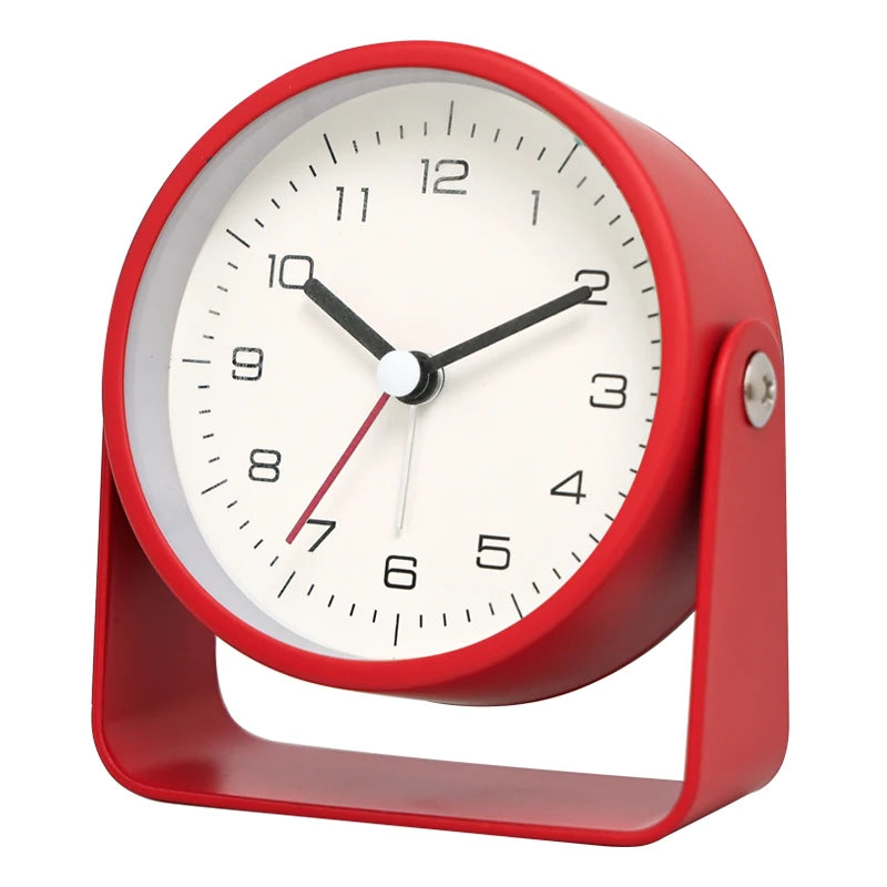 Despertador de Mesa Criativo 3" de Metal | Rotação 180°