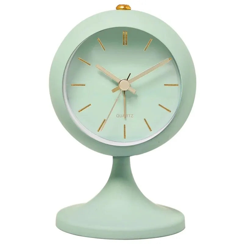 Relógio Despertador de Mesa Decorativo de Luxo