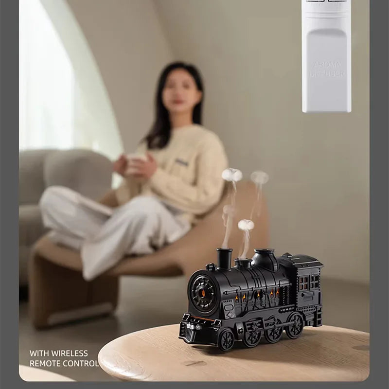 Mini Umidificador de Ar em Formato de Trem