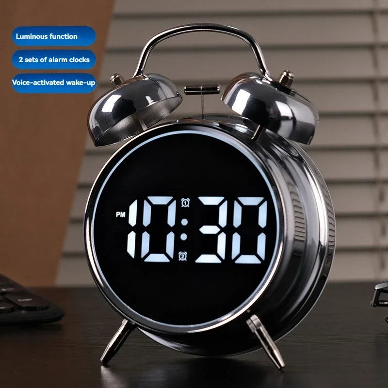 Relógio Despertador de Mesa Extra Grande com Tela LED