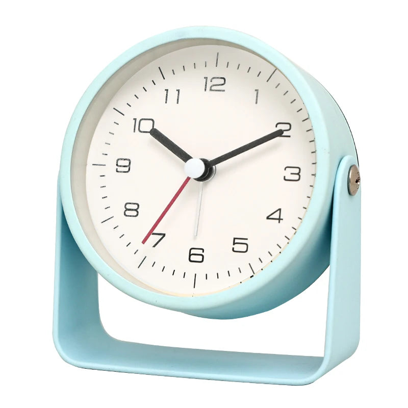 Despertador de Mesa Criativo 3" de Metal | Rotação 180°
