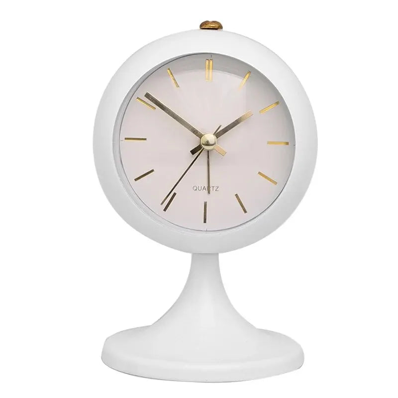 Relógio Despertador de Mesa Decorativo de Luxo