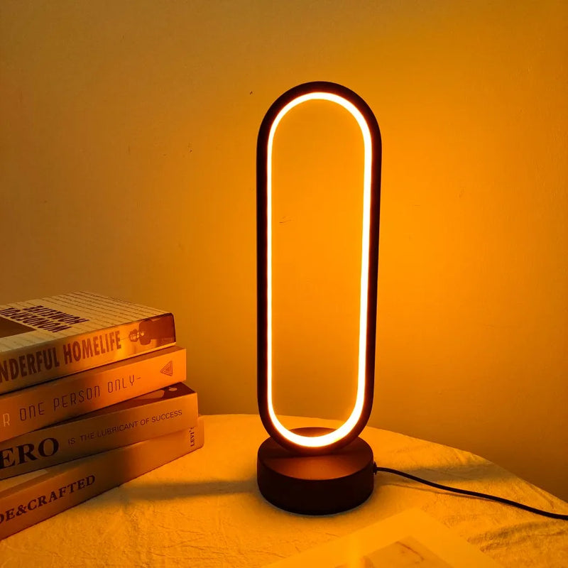 Luminária LED Circular com 10 Níveis de Brilho e 3 Modos de Luz
