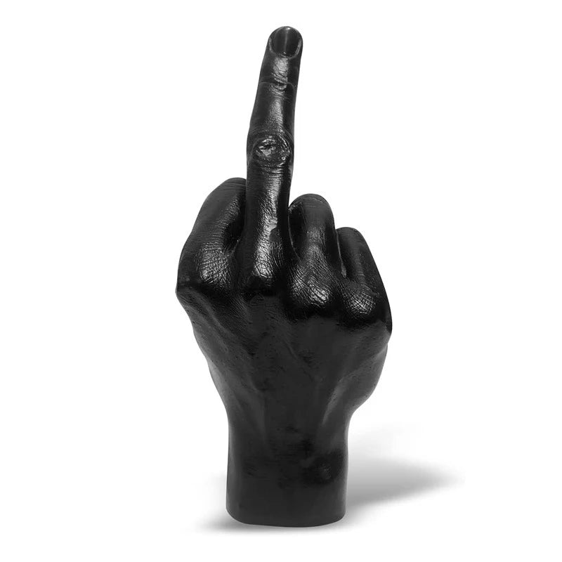 Estátua de Dedo Médio em Resina