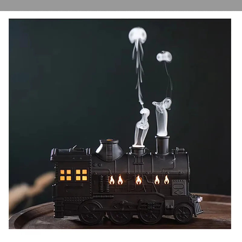 Mini Umidificador de Ar em Formato de Trem