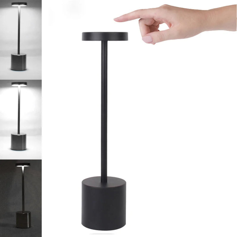 Abajur de Mesa Portátil Recarregável.
