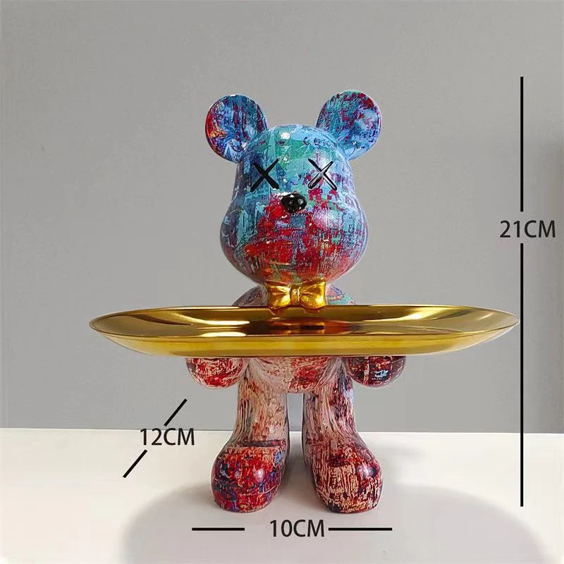Porta objetos Moderno de Urso em Resina