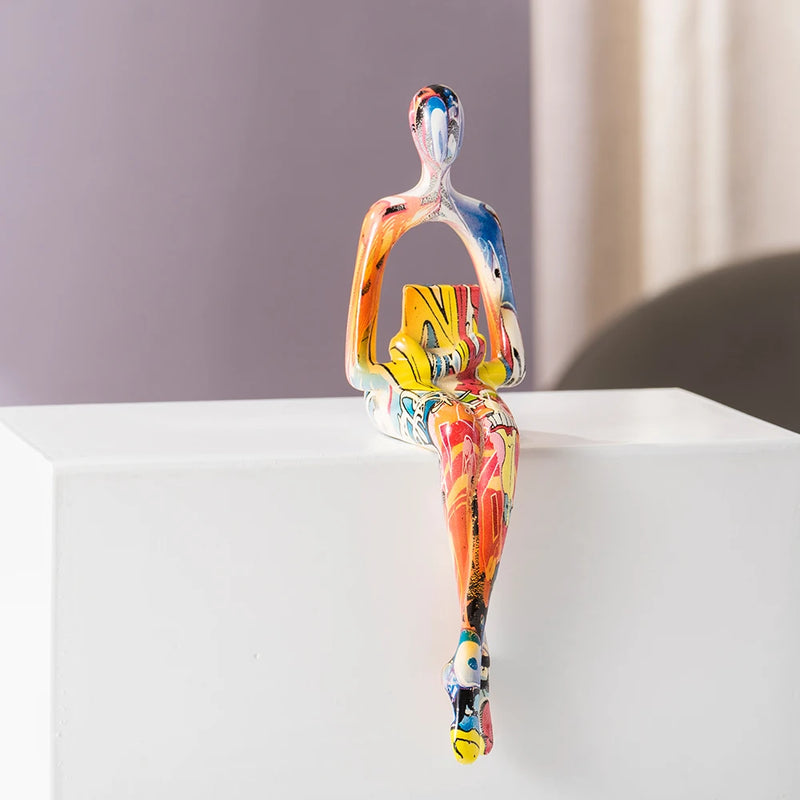 Vilead Estatueta Modernista em Resina.