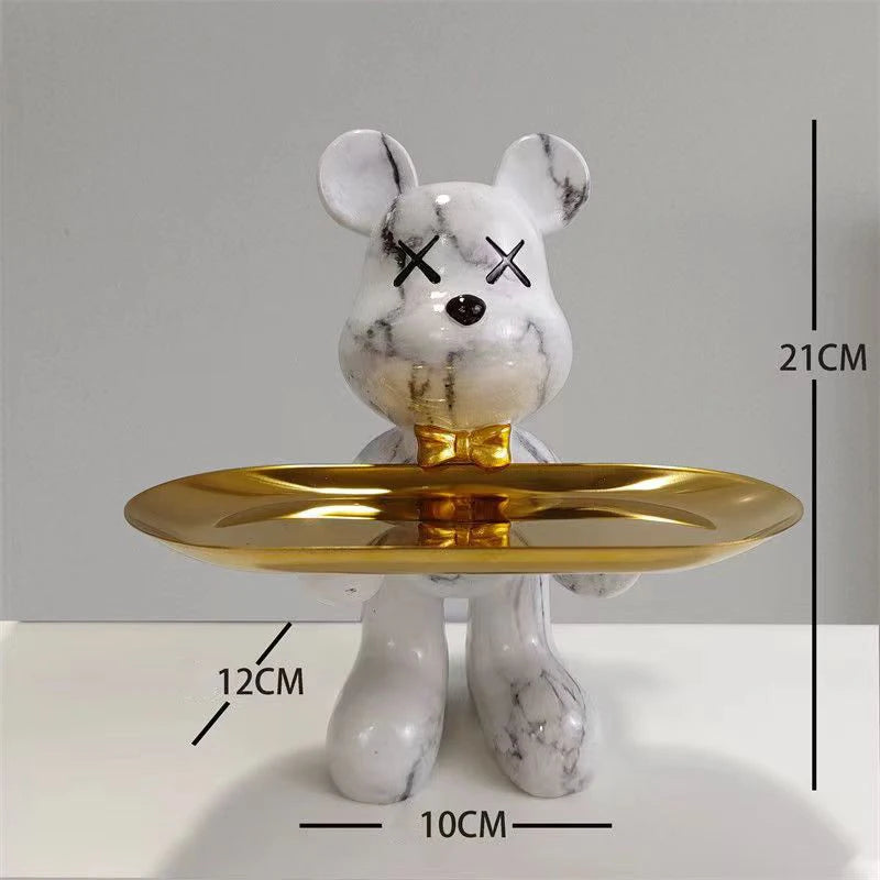 Porta objetos Moderno de Urso em Resina