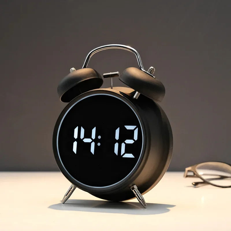 Relógio Despertador de Mesa Extra Grande com Tela LED