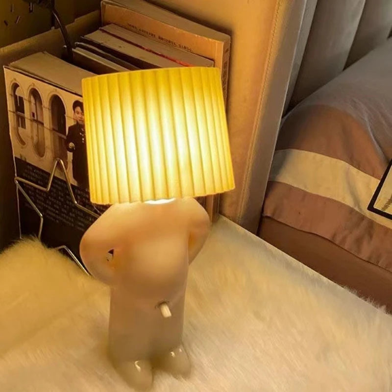 Luminária de mesa criativa Claeted Naughty Boy