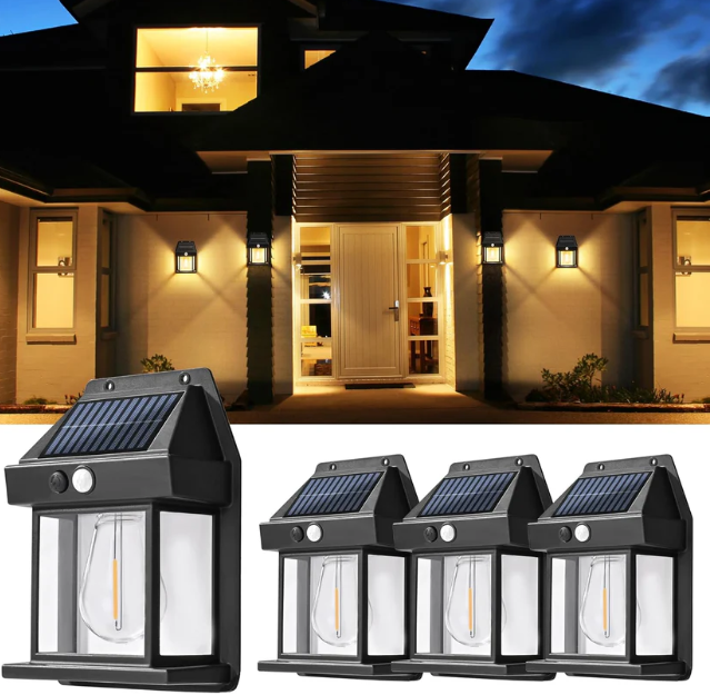 Arandela Solar Retrô