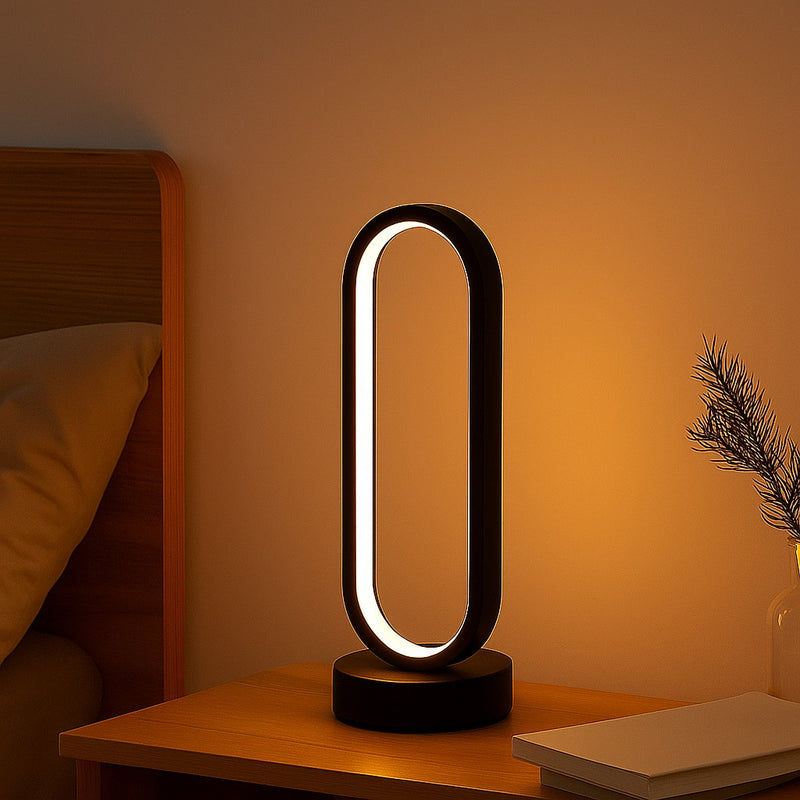 Luminária LED Circular com 10 Níveis de Brilho e 3 Modos de Luz